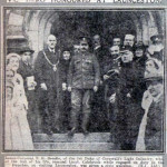 Lance corporal T. Rendle V.C. visits Launceston in February 1915.