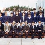 Launceston College c.1965.Back row: Richard Whiting, Liz Dawe, Vicky Rollason, me, Ann Wonnacott, Joy Goodman, Gill Staples, Caroline Kinsman, Mr Frost (Teacher). Middle row: Michelle ?, Veronica Davey, Judith Cowling, Rosemary Walters, Sally Dawe, Susan Palmer, Sue (?) Joyner, Ann Dennis, Ali MacQueen. Front row: Nick Legard, ?, Chris Johnson, David Wakelyn, Philip Gynn, John Bowden, Edward Martin, Peter (?) Du Feu. Photo courtesy of Sue Squire.