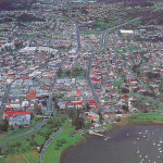 Launceston, Tasmania aerial 1998.