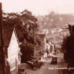 Launceston from St. Stephens Hill in 1925.