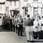 St. Cuthbert Mayne pilgrimage procession coming up Northgate Street.