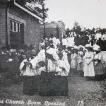 The offical opening of St. Stephens Church Hall in 1908.