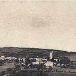 St. Stephens from Launceston Castle in 1910.
