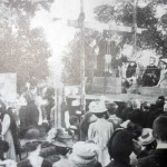 The laying of the foundation stone for St. Stephens Church Hall in 1908.