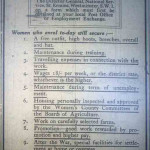 Women land army recruitment advert from 1917.