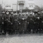 A recruitment campaign at Yeolmbridge during the First World War.