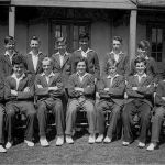Launceston College Colts Cricket Team c.1956, Ellacott, Callaby, Prince, Merrifield, Stevens, Sanders, Neat, T Neat, C Dodd, Wadge, Hills, Childs, Hendy, Dean, Hicks. Photo courtesy of Chris Hicks