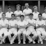 Launceston College Cricket Team First XI 1958. Photo courtesy of Chris Hicks. Neat, C. Hicks Hendy, Hills, Hocking, Neat T., Horrell, Peacock, Foley, Turner, Childs.