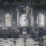 Tregadillett Church interior.