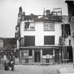 The aftermath of the 1875 fire in the town centre captured here by Henry Hayman.