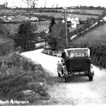 Looking down to Petherwin Water at up to Daws House in the 1930's.