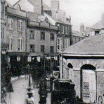 Back Lane, Launceston in 1909.