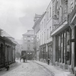 Back Lane, now Broad Street. Old picture of Back Lane, Launceston