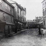 Launceston Town Centre from Church Street in 1890.