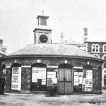Launceston Town Centre c.1890. By Brimmells. The Corn and Butter market, Launceston