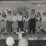 Egloskerry C. P. School Christmas concert in the late 1960's.