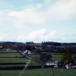Egloskerry from Athill Farm in 1977.
