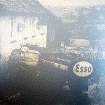 Fuel tanker that ran away hitting the Northgate Inn in 1960.