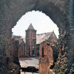 Guildhall from the western Castle entrance in the 1970's.