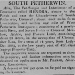 Hendra Article from 1810.