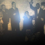 1956 production of 'Will any gentleman.' The cast were Brenda Lugg, Bedford Daniel, Henry Kinsman, John Gardiner, Joan Howell, Ronnie Beer and Rowland Nott.