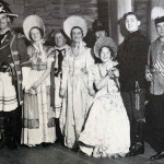 Production of 'The Pirates of Penzance.' A young Charles Causley can be seen third from the right.