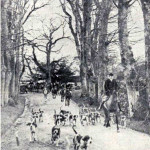 Lamerton Foxhounds at Werrington in January 1933.
