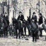 Lamerton Hunt at Lifton Park in 1928.