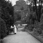 Launceston Castle in 1915.