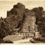 Launceston Castle in 1948.