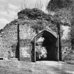 Launceston Castle eastern entrance in 1959.