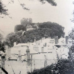 Launceston Castle from Windmill Hill c.1900.