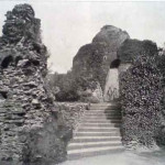 Launceston Castle in 1895.