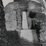 Launceston Castle in 1982. Launceston Castle in 1982.