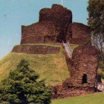 Launceston Castle in the 1970's.