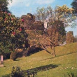 Launceston Castle in the 1970's.