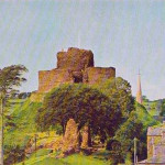 Launceston Castle in the 1970's.