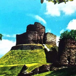 Launceston Castle in the 1990's.