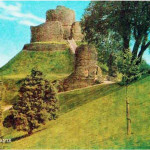 Launceston Castle in the late 1960's.