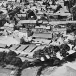 An aerial view of the market from 1928.
