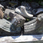 Launceston Priory ruins in 20015.