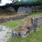 Launceston Priory ruins in 20015.