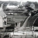 Lifton Station and Railway Crossing c.1920's.