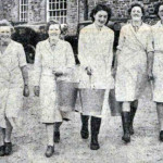 Lifton v Tavistock YFC Milkmaid contest at Willtown, Lifton May 1947.