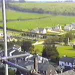 Looking across over Lifton School from the Church Tower in 1989 Looking across over Lifton School from the Church Tower in 1989