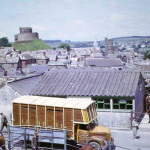 Launceston Cattle Market in 1963. Photo courtesy of Chris Gynn.