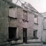 22 Western Road,, Launceston in 1957 being demolished to make way for the sheep market car park enlargement. Photos by Vivien May.