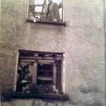 22 Western Road,, Launceston in 1957 being demolished to make way for the sheep market car park enlargement. Photos by Vivien May.