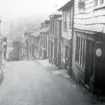 Northgate Street with the steps to the Jubilee Inn to the left c.1890.