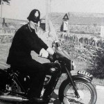 PC Cedric Vokes at Ladycross Police Station in the 1960's.
